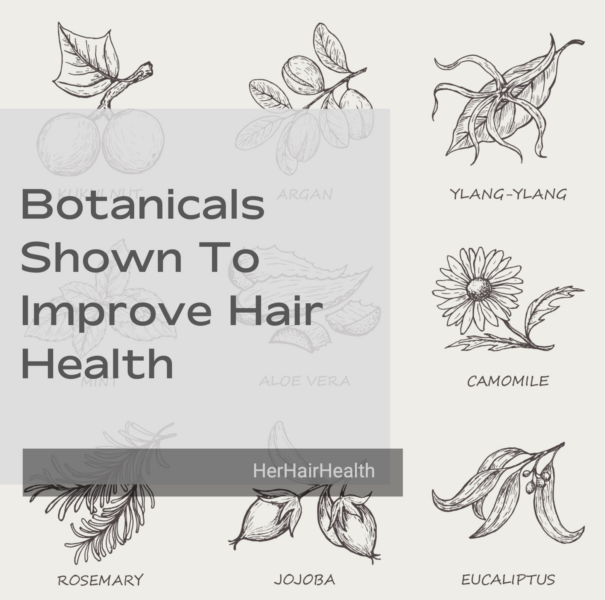 botanicals shown to improve her hair health 