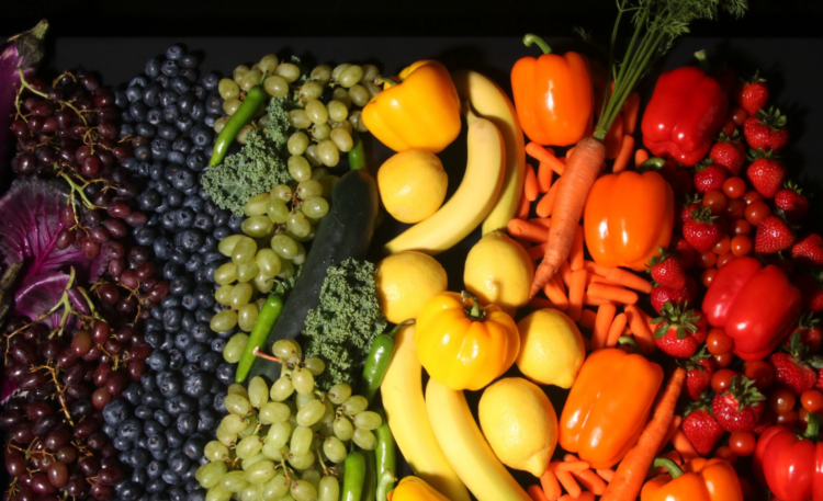 Maintaining her hair health with a diet rich in fruits and vegetables.