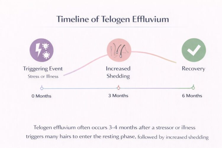 Telogen Effluvium Time Line