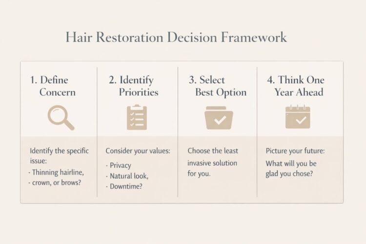 Women Hair Restoration Decision Tree
